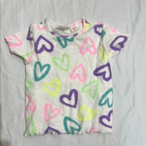 Zara kids((2-3yrs) Heart Pattern - White, Pink, Purple, Green, Yellow
